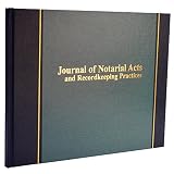 Wilson Jones Journal of Notarial Acts Notary Book, 8-5/8