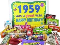50's Retro Candy Decade Birthday Gift Box - Nostalgic Candy: 1959