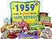 50's Retro Candy Decade Birthday Gift Box - Nostalgic Candy: 1959