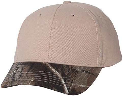 Kati Solid Crown Camouflage Cap, Adjustable, Tan / Realtree Ap