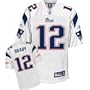 Tom Brady Youth Jersey: Reebok White Replica #12 New England Patriots Jersey