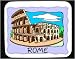 Mauspad mit Dekoration - Rom, Ruinen, Italien, reisen, colessium