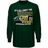 NCAA Jacksonville University Dolphins Green All About Long Sleeve T-shirt