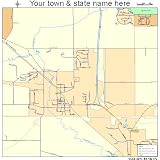 Street & Road Map of Genoa City, Wisconsin WI - Printed poster size wall atlas of your home town
