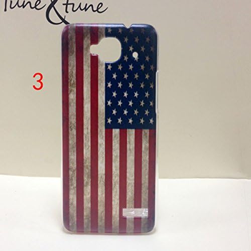 New Painting Hard PC Plastic Phone Case For Alcatel One Touch Idol mini 6012X+screen protector (USA Flag)