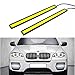 RioRand 2 Pcs 6W 6000K Waterproof Aluminum High Power Xenon Slim LED Light Daytime Running Light SUV Sedan Coupe Vehicle Lamp (Yellow)