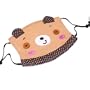 [Lovely Bear] Embroidered Applique Dust Pollen Face Mask / Flu Mask / Respirator (5.9*4.3)