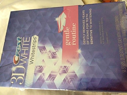 Oral Care : At Home Crest 3D White Whitening Strips Whitestrips Gentle Routine Enamel Safe Dental Whitening Kit