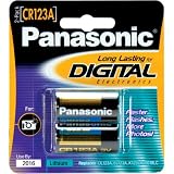 Panasonic 3-Volt Photo Lithium Cylinder Battery (CR123APA2B) (CR123APA2B)
