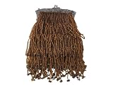 Fully Beaded Handmade Evening Bag Antique Style Brown Color Handbag