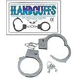 Fun Express Metal Double Lock Handcuffs with Keys (1 Piece)