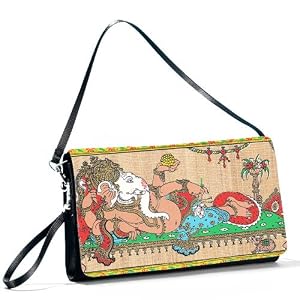 Relaxing Ganesha Clutch Bag