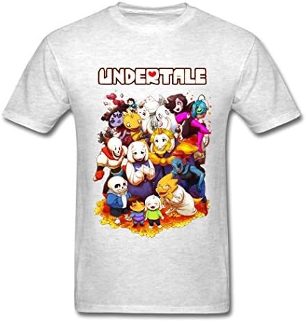 undertale Character graffiti Farmde Men's Tshirt Light oxford Cool Style Medium
