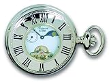 Rapport of London Mechanical 17 Jewel Chrome Pocket Watch