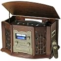 Innovative Technology ITRR-501 5-in-1 Wooden Recordable Music Center
