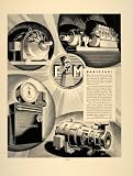 1937 Ad Fairbanks Morse Company Engines Scales Motors - Original Print Ad