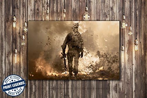 Call of Duty Mw2 Gaming Canvas Print - Canvas Art - Wall art - Framed Print