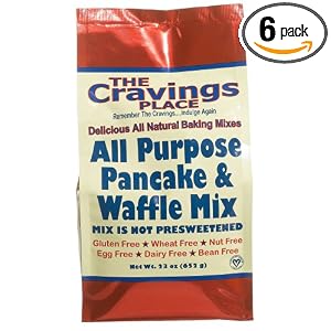 The Cravings Place All Purpose Pancake and Waffle Mix, 23-Ounce Bags (Pack of 6)