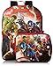 Marvel Boys' Avengers Backpack with Detachable Lunch Kit