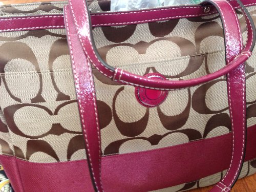 coach signature diaper bag