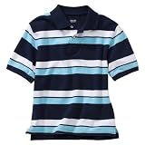 Boys' Cherokee® Navy Stripe Polo Short-Sleeve Shirt