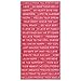Cosmo Cricket Tiny Text Stickers, Pink Punch, 34 Stickers, Pink and White, COS68300