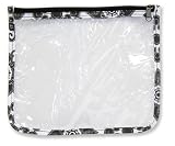 Trend Lab 104504 Clear PVC Pouch with Versailles print binding