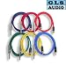 6 3ft COLOR 1/4 TS RCA Patch Cable 3' GLS Audio