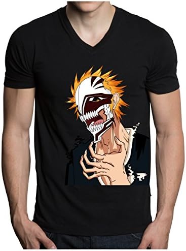 Bleach Ichigo Hollow Men's T-shirt (madium, Black)
