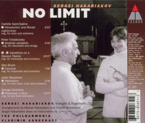 Cover image : Sergei Nakariakov - No Limit