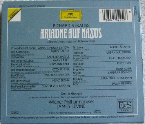 Cover image : Ariadne Auf Naxos