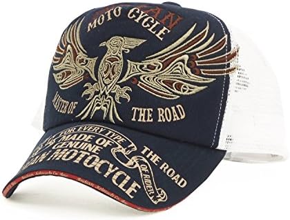 Indian Motocycle Men's Mesh Cap IMCP-602 Navy / White One size