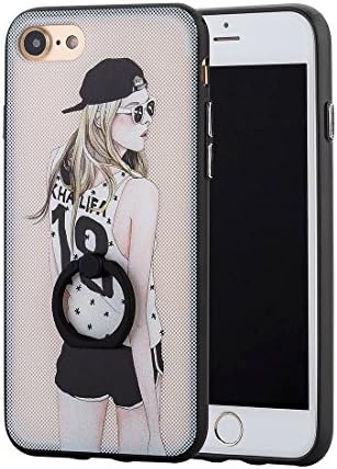 Iphone 7 Cases with Screen Protector,I SANG Iphone 7 Cover with Ring Kickstand-4.7"