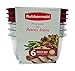 Rubbermaid Premier Food Storage Container, 14-cup Size, Clear. 6 Piece Set.