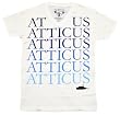 Repeat S/S Guys T-shirt in White by Atticus Clothing