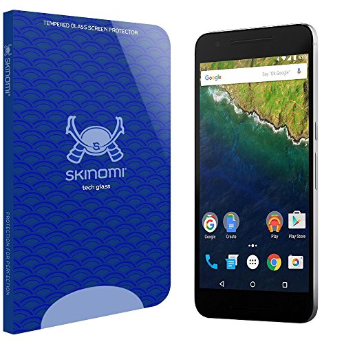 Huawei Nexus 6P Screen Protector (Google Nexus 6P), SkinomiÂ® Tech Glass Screen Protector for Huawei Nexus 6P Clear HD and 9H Hardness Ballistic Tempered Glass Shield with Lifetime Warranty