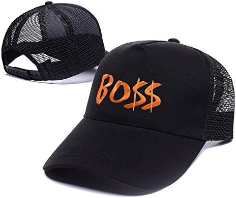 YUGY BoSS Logo Fifth Harmony Adjustable Embroidery Leisure Mesh Hat Unisex Casual Baseball Mesh Cap