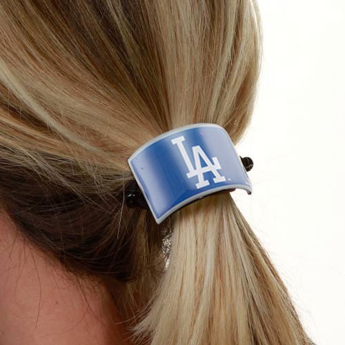 L.A. Dodgers Team Logo Cuff Ponytail Holder