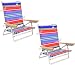 High Back Rio Beach Chair - 5 position LayFlat - Set of 2 Chairs