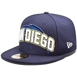 NFL Unisex Adult San Diego Chargers Draft 5950 Cap (Navy, 7 3/8)