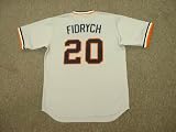 MARK FIDRYCH Detroit Tigers 1976 Majestic Cooperstown THROWBACK Away Baseball Jersey, 2XL
