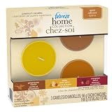 Febreze Home Collection Soy Blend Candle Trios Spice Collection, 2-Ounce