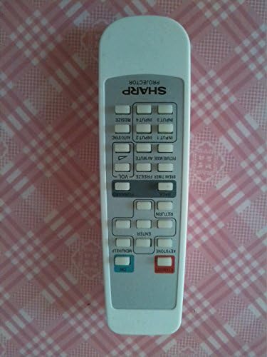 Brand New High Quality General Universal Compatible Replacement Projector Remote Control Fit For SHARP US XR-30X Projector By POLLY SHOP 365 Days Warranty