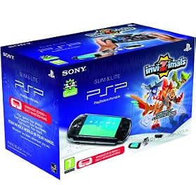 Sony PSP 3000 Console (Black) with Invizimals Bundle (PSP)