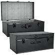 Armed Forces The Barracks Footlocker in Black