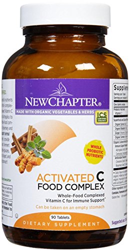 New Chapter Activated C Food Complex, Vitamin C with Organic Non-GMO Ingredients - 90 ct New Chapter Activated C Food Complex, Vitamin C with Organic Non-GMO Ingredients - 90 ct