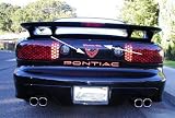 Trans Am Rear Panel Overlay Decal - 93-02 Pontiac Firebird Trans Am - (Color: Reflective Red)