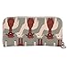 Bungalow360 Womens Canvas Large Zip-Around Wallet (Alpaca)