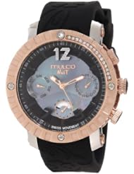 Mulco Unisex MW5-1622-023 Nuit Lace Chronograph Swiss Movement Watch