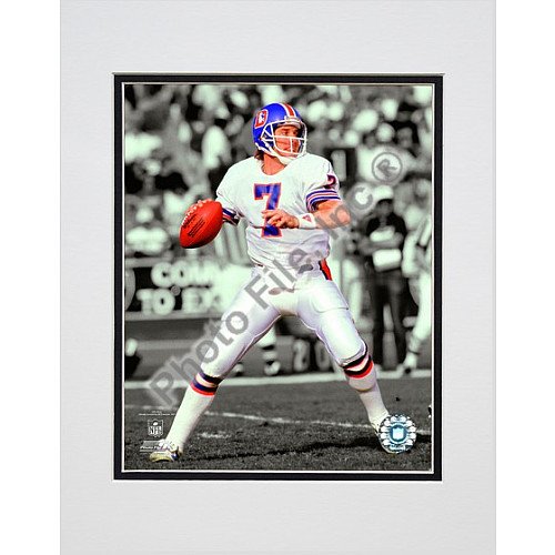 Photo File Denver Broncos J. Elway 8x10 Matted Photo